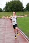Hugo Milner (Derby AC) winning the under-15s 3000 metres at the Northern Under-17s and 15s Championships, Liverpool.